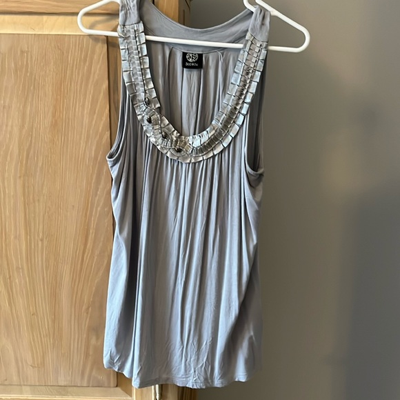 Bobeau gray embellished size XL tank - Picture 1 of 2